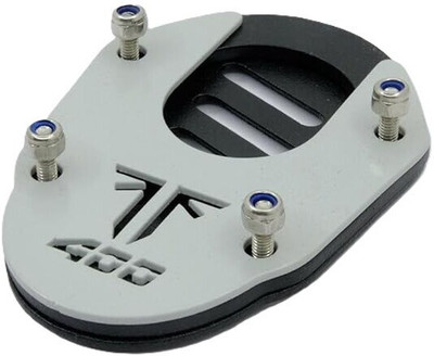 SELVIKE SIDE STAND EXTENDER TRIUMPH SPEED 400 WHITE Two Wheeler Stand Pad