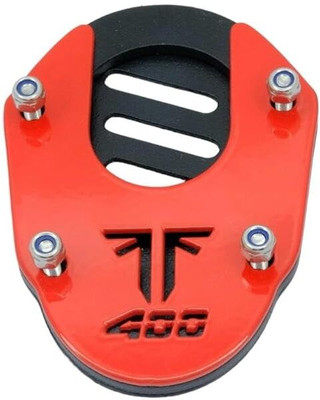 SELVIKE SIDE STAND EXTENDER TRIUMPH SPEED 400 RED Two Wheeler Stand Pad