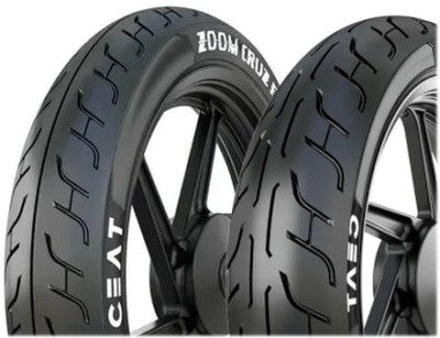 CEAT 100/90-R18 & 130/70-R18 ZOOM CRUZE TT COMBO PACK 2 TYRES ( FRONT & REAR ) INTERCEPTOR GT 650 Front & Rear Two Wheeler Tyre(Street, Offroad Knobbies, Dual Sport, Tube)