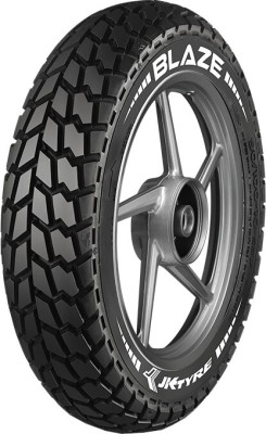 JK TYRE Blaze BA23 90/100 10 Front & Rear Two Wheeler Tyre(Dual Sport, Street, Offroad Knobbies, Tube Less)