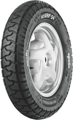 Apollo Tyre APOLLO ACTIGRIP S4 TUBLELESS-D 90/100-10 53J Rear Two Wheeler Tyre(Dual Sport, Tube Less)
