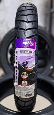 Apollo 90/90-R19 TRAMPLAR XR RADIAL RADIAL TRAMPLAR XR Front Two Wheeler Tyre(Street, Offroad Knobbies, Dual Sport, Tube Less)