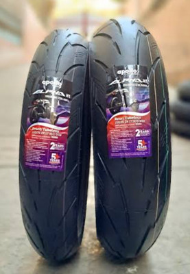 Apollo 110/70-R17 & 150/60-R17 ALPHA H1 RADIAL COMBO PACK 2 TYRES ( FRONT & REAR ) ALPHA H1 RADIAL Front & Rear Two Wheeler Tyre(Racing Slicks, Street, Dual Sport, Tube Less)
