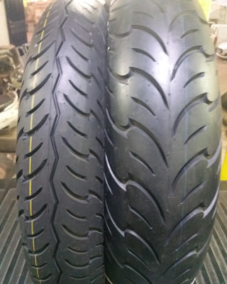 Apollo 100/80-R17 & 140/70-R17 ACTIZIP COMBO PACK 2 TYRES ( FRONT & REAR ) ACTIZIP Front & Rear Two Wheeler Tyre(Racing Slicks, Street, Offroad Knobbies, Dual Sport, Tube Less)
