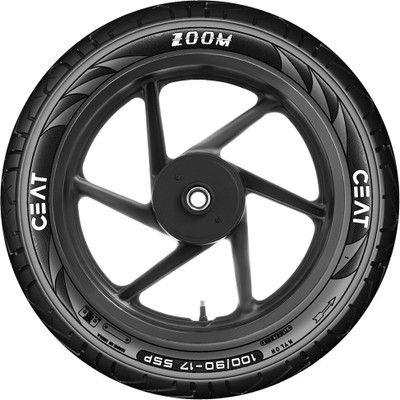 CEAT 101683 ZOOM 100/90-17 Rear Two Wheeler Tyre(Street, Tube Less)