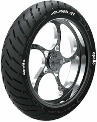 Apollo ALPHA S1 120/80 R17 61H Front & Rear Two Wheeler Tyre(Street, Tube Less)