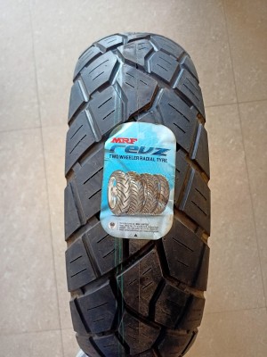 MRF 140/60R17 M/C 63P REVZ MG TUBELESS TYRE Rear Two Wheeler Tyre(Offroad Knobbies, Dual Sport, Racing Slicks, Street, Tube Less)