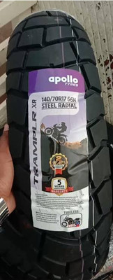 Apollo TRAMPLR XR 140/ 70 R 17 Rear Two Wheeler Tyre(Dual Sport, Tube Less)