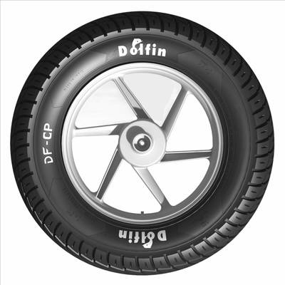 Dolfin SCOOTER TUBELESS TYRE 90/90-12 CP Rear Two Wheeler Tyre