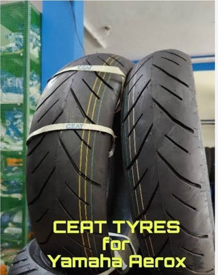 CEAT 110/80-R14 & 140/70-R14 ZOOM COMBO PACK 2 TYRES ( FRONT & REAR ) ZOOM Front & Rear Two Wheeler Tyre(Racing Slicks, Street, Dual Sport, Tube Less)