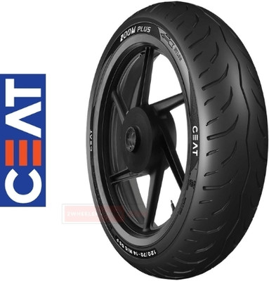 CEAT 120/70-R14 ZOOM PLUS 120/70-R14 ZOOM PLUS Front & Rear Two Wheeler Tyre(Racing Slicks, Street, Dual Sport, Tube Less)