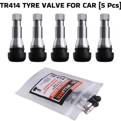 WILLIBEE Brass Tyre Valve Cap for Car(Crown)