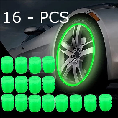 9Up Plastic Tyre Valve Cap for Car, Bike(Round)