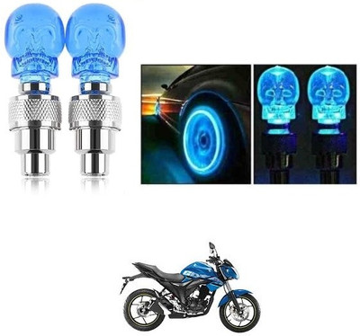 QUIRKY ZONE Plastic, Steel Tyre Valve Cap for Bike, Car(Skull)