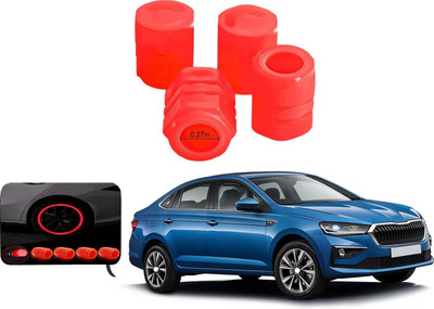MOTORMANIA Plastic Tyre Valve Cap for Car(Cylinder)