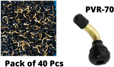 Valuesphere Brass Tyre Valve Cap for Bike(L Shape)