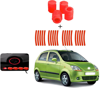 Shopone Plastic Tyre Valve Cap for Car(Cylinder)