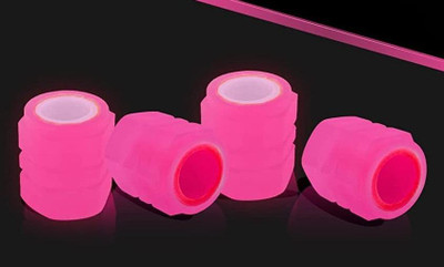 Euclid Plastic Tyre Valve Cap for Car, Bike(Cylinder)