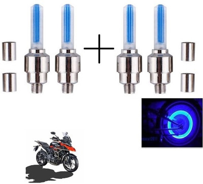 QUIRKY ZONE Plastic, Steel Tyre Valve Cap for Bike, Car(Cylinder)