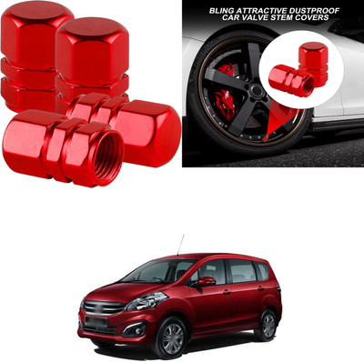 PRTEK Aluminium Tyre Valve Cap for Car(Hexagon)