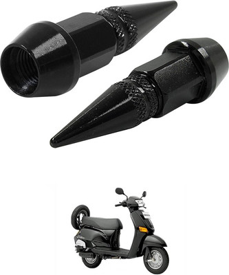 LOVMOTO Aluminium Tyre Valve Cap for Bike(Grenade)