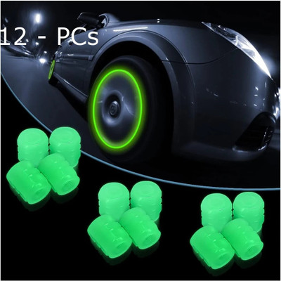 9Up Plastic Tyre Valve Cap for Car, Bike(Round)