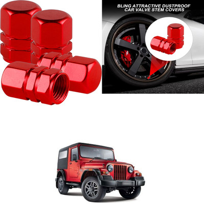 PRTEK Aluminium Tyre Valve Cap for Car(Hexagon)