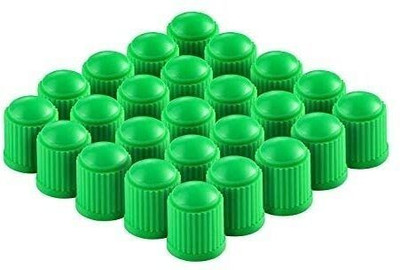 DELUX AUTOMOTIVE Plastic Tyre Valve Cap for Bike, Car(Round)