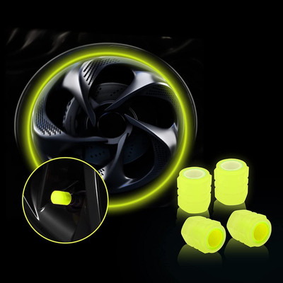 Mr fix Plastic Tyre Valve Cap for Car(Cylinder)