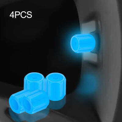 NANDI MART Plastic Tyre Valve Cap for Car(Cylinder)