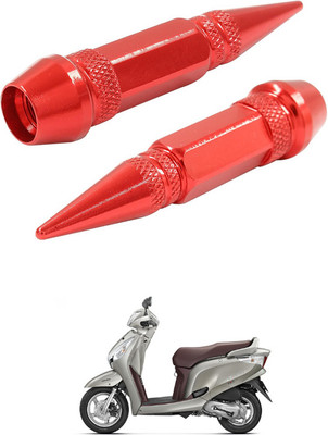 LOVMOTO Aluminium Tyre Valve Cap for Bike(Round)