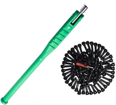 SEAHORSE POLYMERS Brass Tyre Valve Cap for Car(Crown)