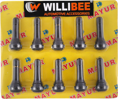 WILLIBEE Brass Tyre Valve Cap for Car(Cylinder)