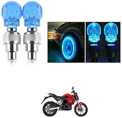 QUIRKY ZONE Plastic, Steel Tyre Valve Cap for Bike, Car(Skull)