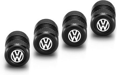 NIVIZEN Aluminium Tyre Valve Cap for Car(Round)