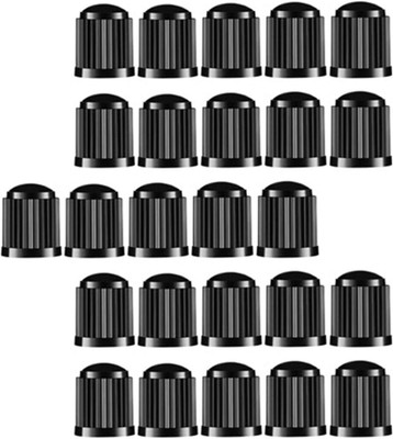 EKRASH Plastic Tyre Valve Cap for Car, Bike(Round)
