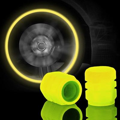 JK Beauty Plastic Tyre Valve Cap for Car(Cylinder)