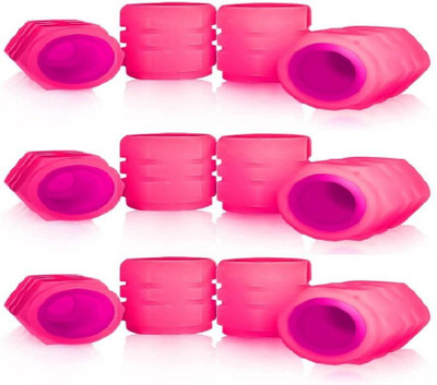 Euclid Plastic Tyre Valve Cap for Car, Bike(Cylinder)