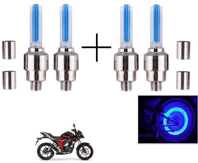 QUIRKY ZONE Plastic, Steel Tyre Valve Cap for Bike, Car(Cylinder)