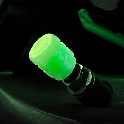 TINSUHG Plastic Tyre Valve Cap for Car(Grenade)