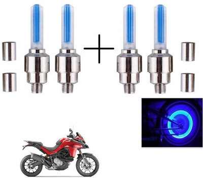 QUIRKY ZONE Plastic, Steel Tyre Valve Cap for Bike, Car(Cylinder)