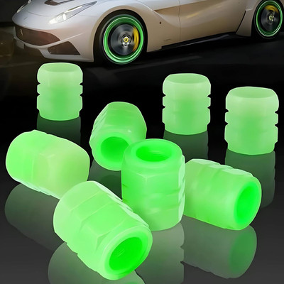 ActrovaX Plastic Tyre Valve Cap for Car, Bike(Cylinder)