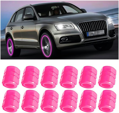 Erza Plastic Tyre Valve Cap for Bike(Round)