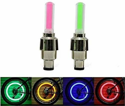 Crum Plastic Tyre Valve Cap for Car, Bike(Cylinder)