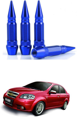 LOVMOTO Aluminium Tyre Valve Cap for Car(L Shape)
