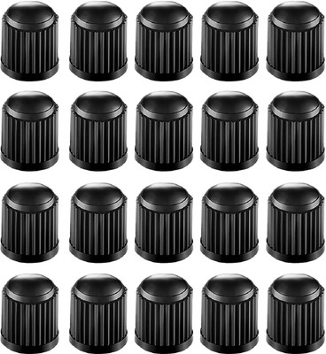 Steko Plastic Tyre Valve Cap for Car, Bike(Round)