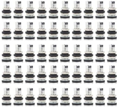Valuesphere Steel Tyre Valve Cap for Car(Cylinder)