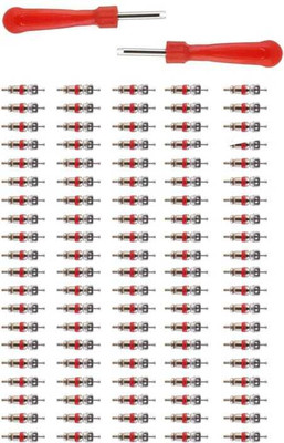 Valuesphere Copper Tyre Valve Cap for Car(Crown)