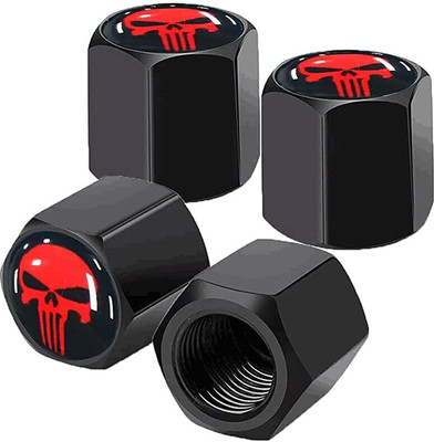 HASTHIP Aluminium Tyre Valve Cap for Car(Hexagon)