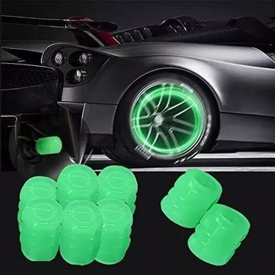 Euclid Plastic Tyre Valve Cap for Bike, Car(Cylinder)